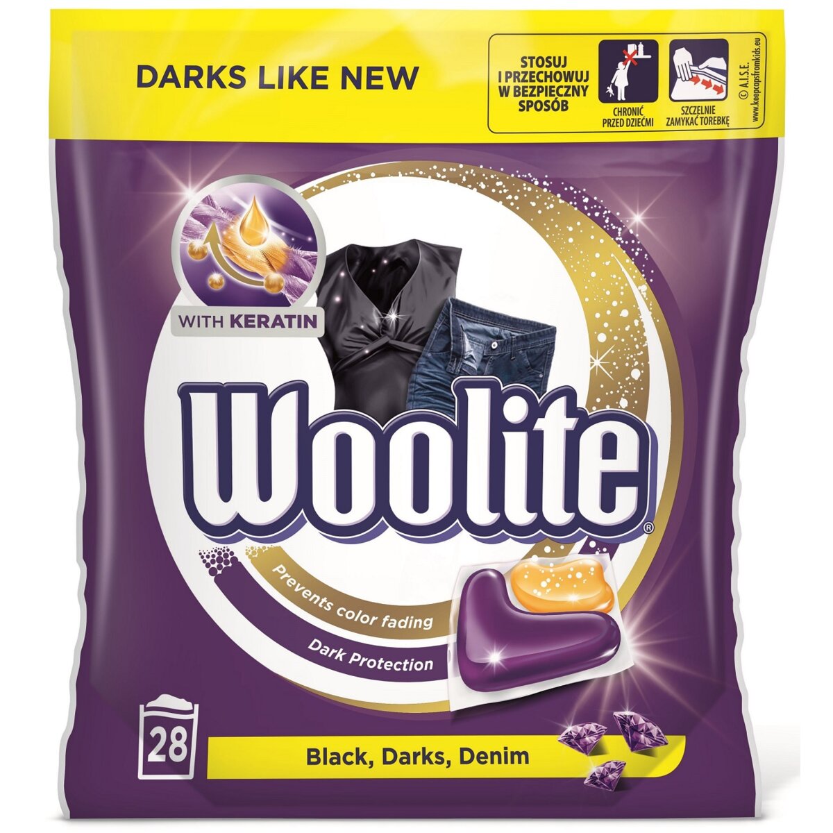 WOOLITE Dark 28 szt. Kapsułki do prania ceny i opinie w Media Expert