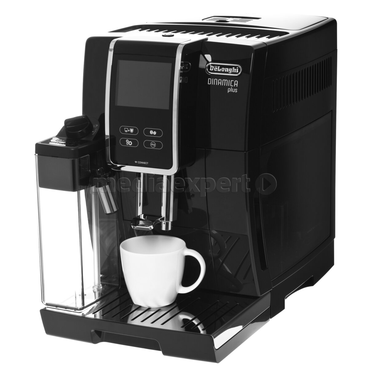 DELONGHI Dinamica Plus ECAM 370.85.B Ekspres ceny i opinie w Media Expert