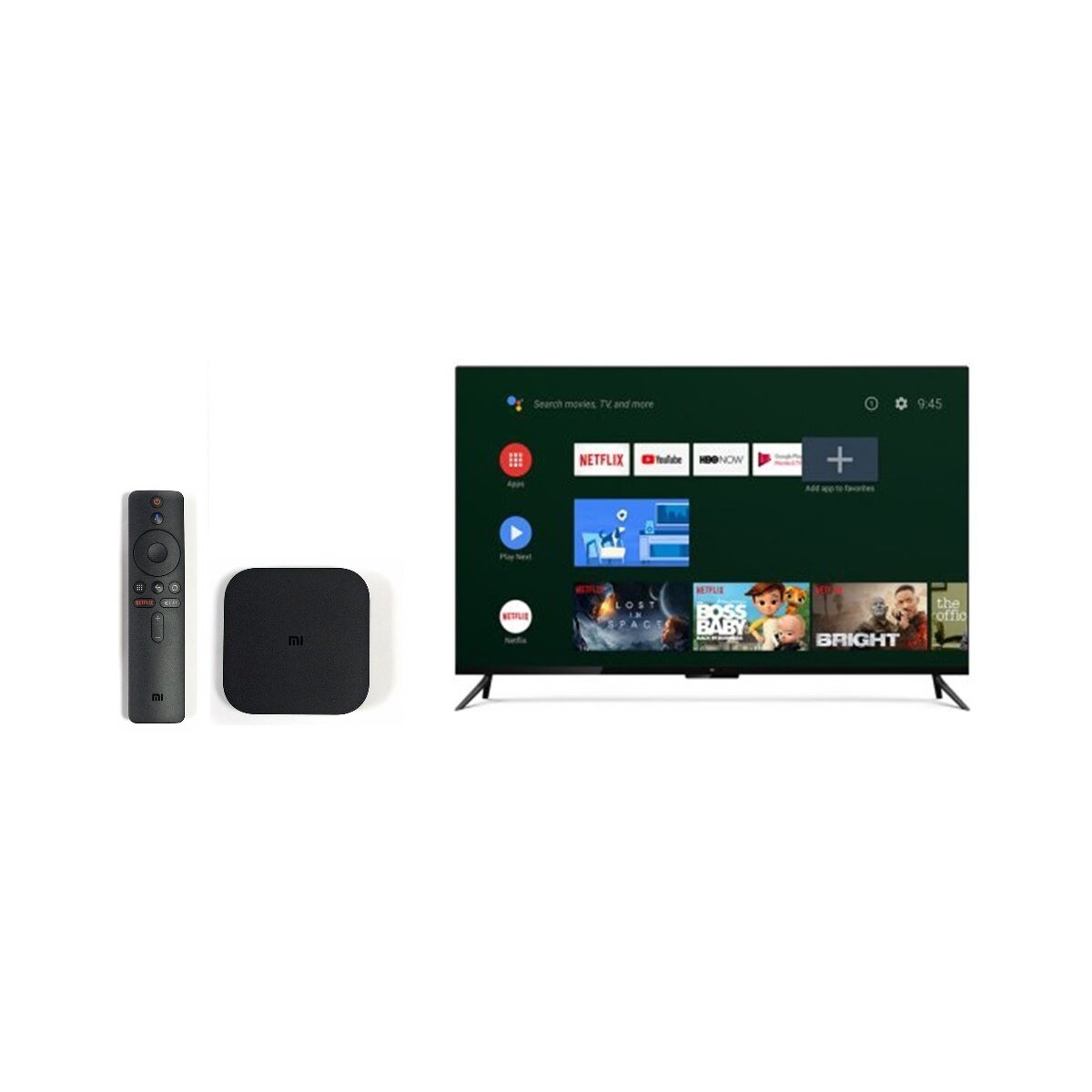 XIAOMI MI Box S Smart TV Czarny Odtwarzacz multimedialny - ceny i