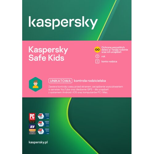 Kaspersky Safe Kids 1 Urzadzenie 1 Rok Kod Aktywacyjny Antywirus Ceny I Opinie W Media Expert
