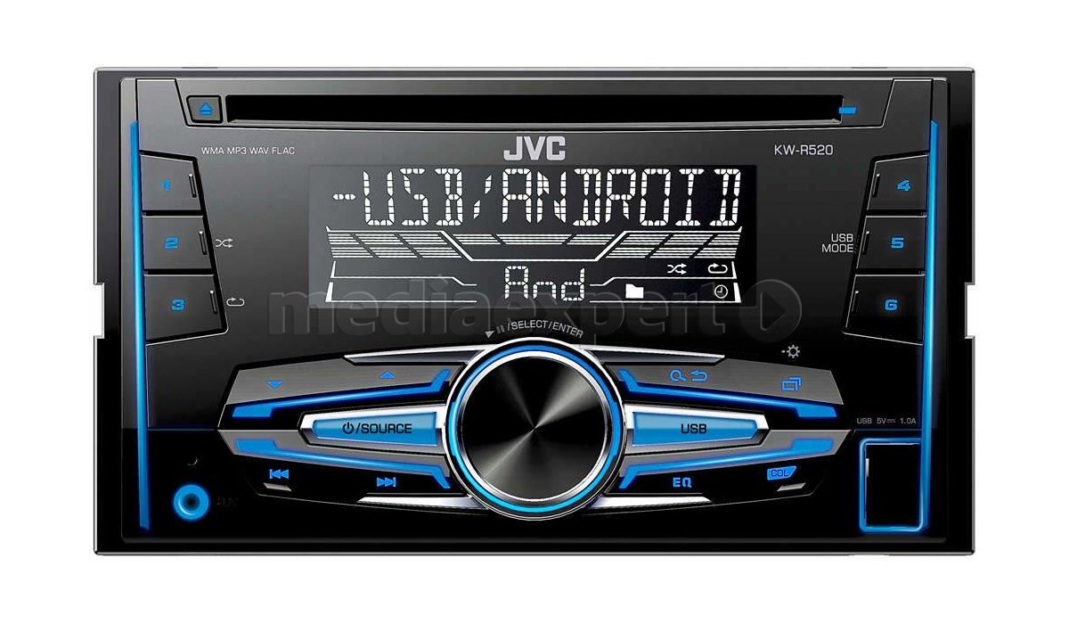 JVC KWR520 Radio samochodowe ceny i opinie w Media Expert