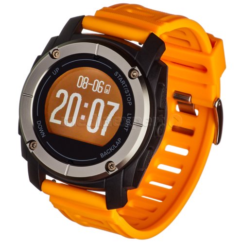 Smartwatch GARETT Sport 23 GPS Czarno-pomarańczowy