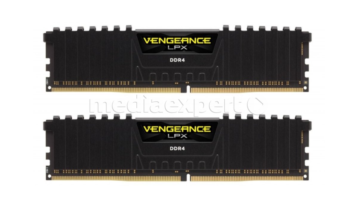 CORSAIR 16GB 3000MHz Vengeance LPX (CMK16GX4M2B3000C15) Pamięć RAM ...