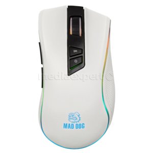 Mysz MAD DOG GM701W Biały