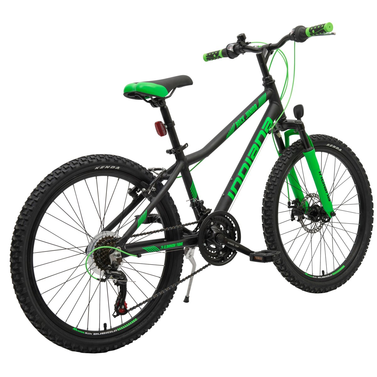 INDIANA Rock Jr 24 Czarnozielony Rower ceny i opinie w Media Expert