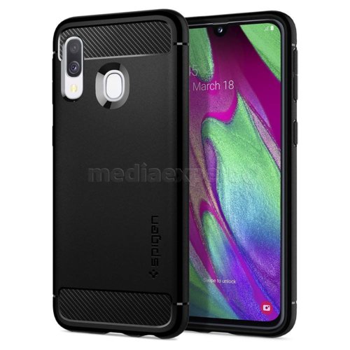Spigen Rugged Armor Do Samsung Galaxy A40 Czarny Etui Ceny I Opinie W Media Expert