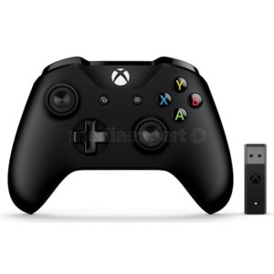 Kontroler MICROSOFT XBOX ONE S Czarny + Adapter PC