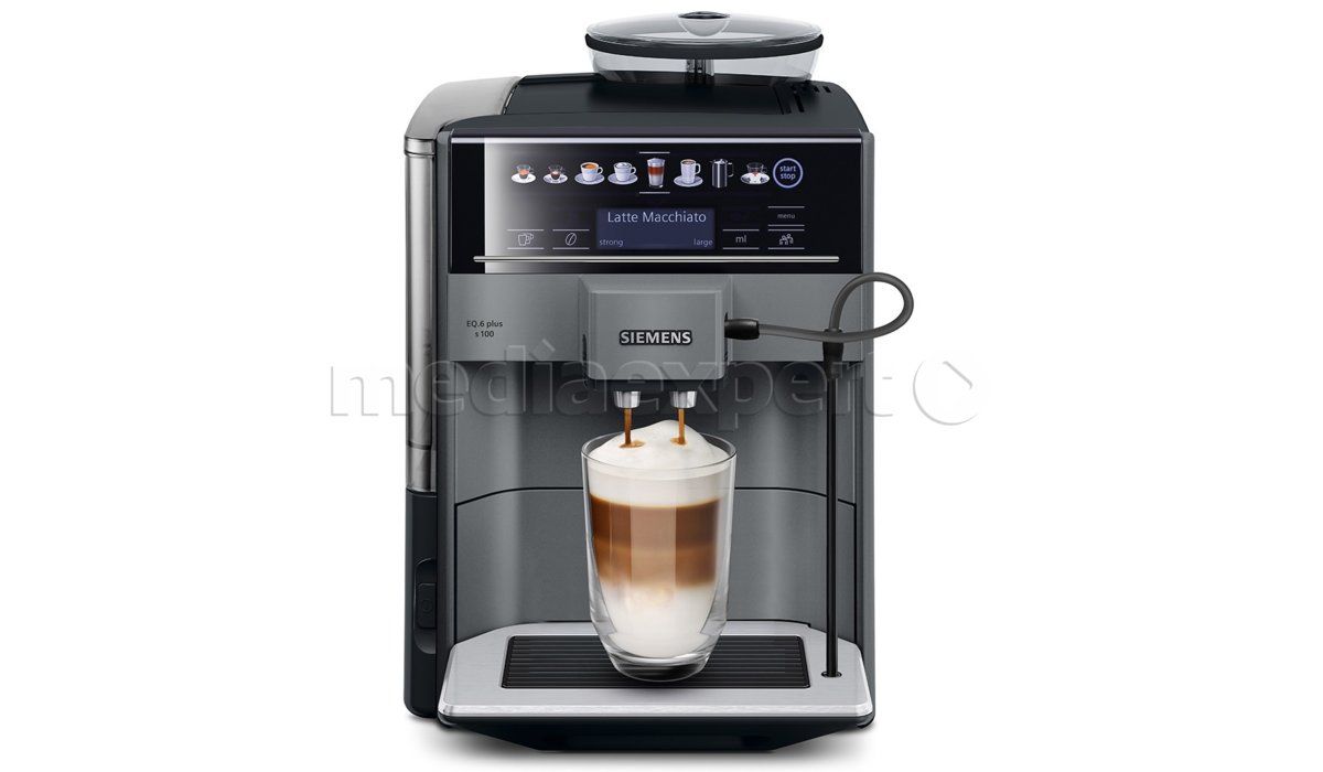 SIEMENS EQ.6 Plus TE651209RW Czarny Ekspres - ceny i opinie w Media Expert