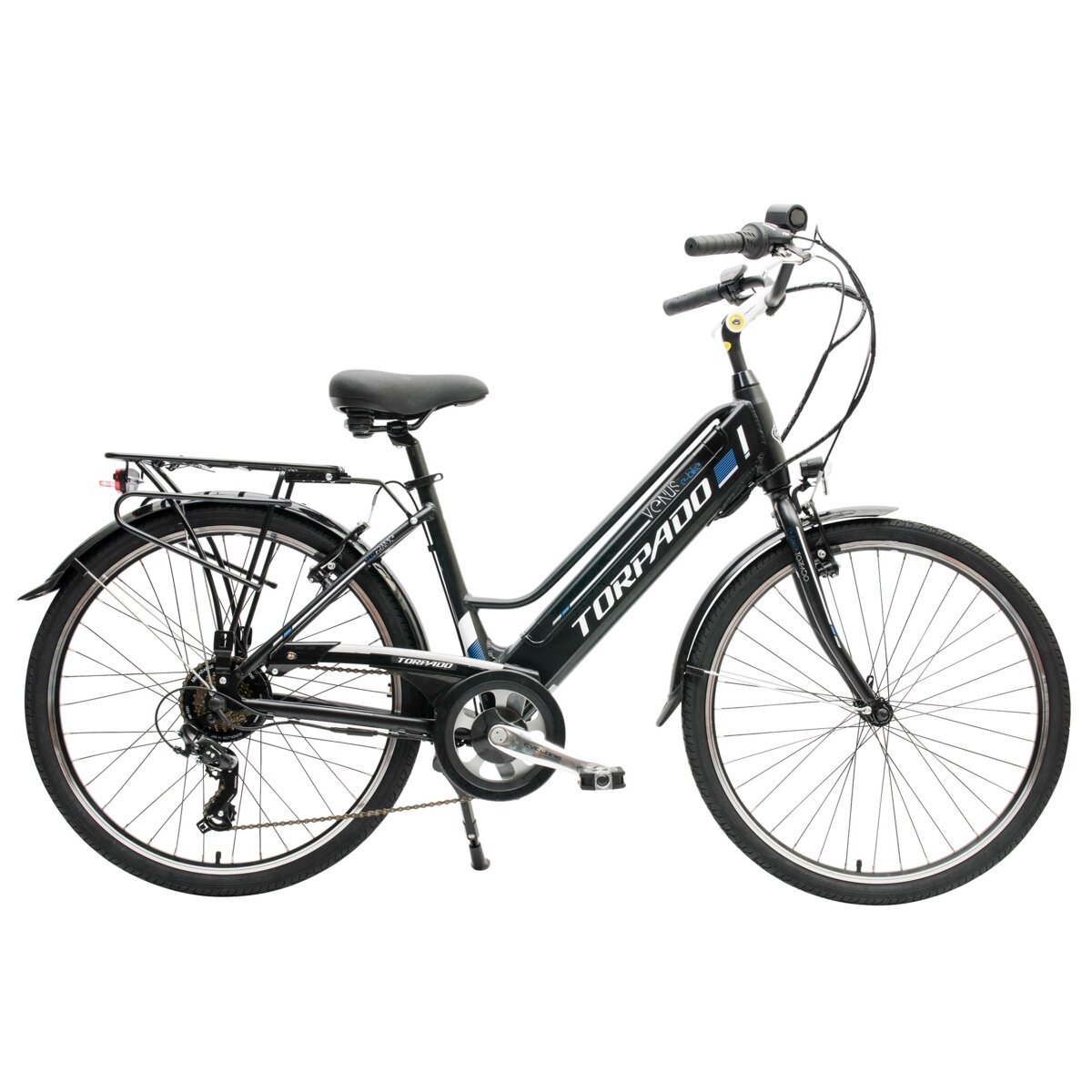 TORPADO Venus D17 26 cali damski Czarny Rower elektryczny ceny i