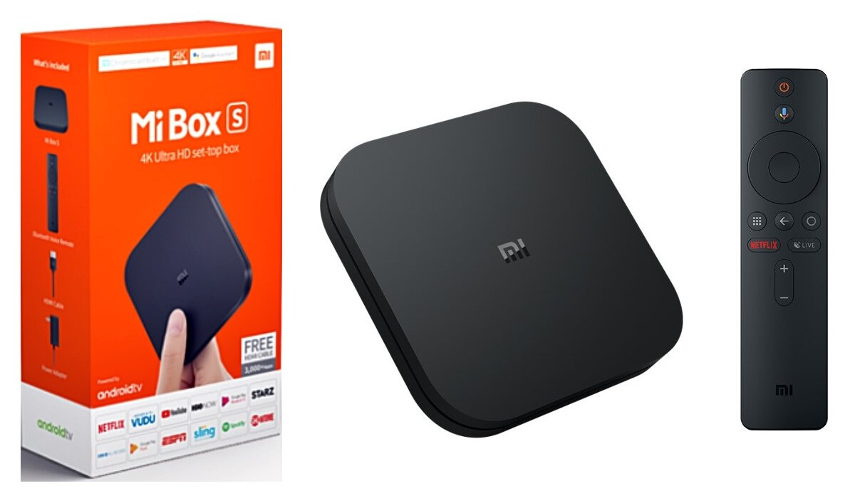 XIAOMI MI Box S Smart TV Czarny Odtwarzacz multimedialny - ceny i