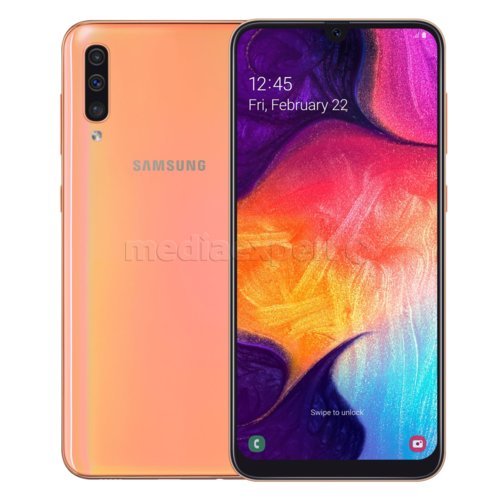 Samsung Galaxy A50 Sm A505 Rozowy Smartfon Ceny I Opinie W Media Expert