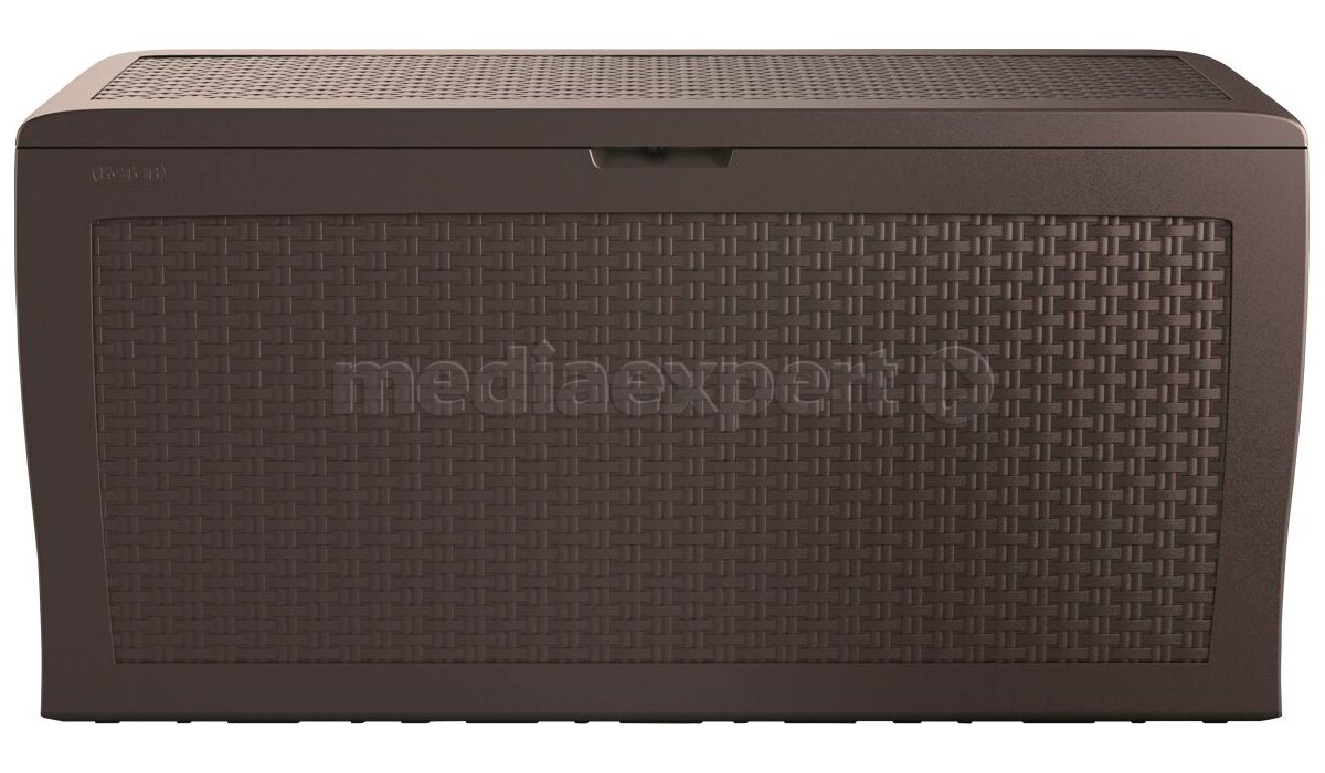 KETER Samoa Rattan Box 270 L Brązowy Skrzynia ogrodowa ceny i opinie