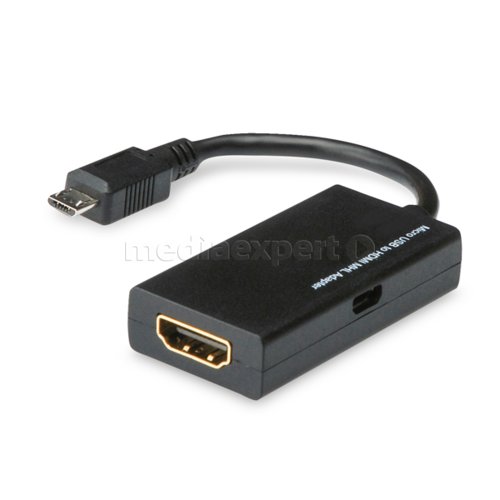 Savio 0 1 M Adapter Micro Usb Hdmi Ceny I Opinie W Media Expert