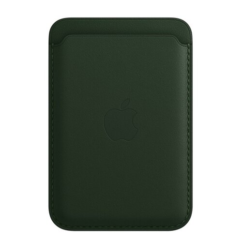 Skórzany portfel APPLE MagSafe do iPhone 12/13 Zielona sekwoja