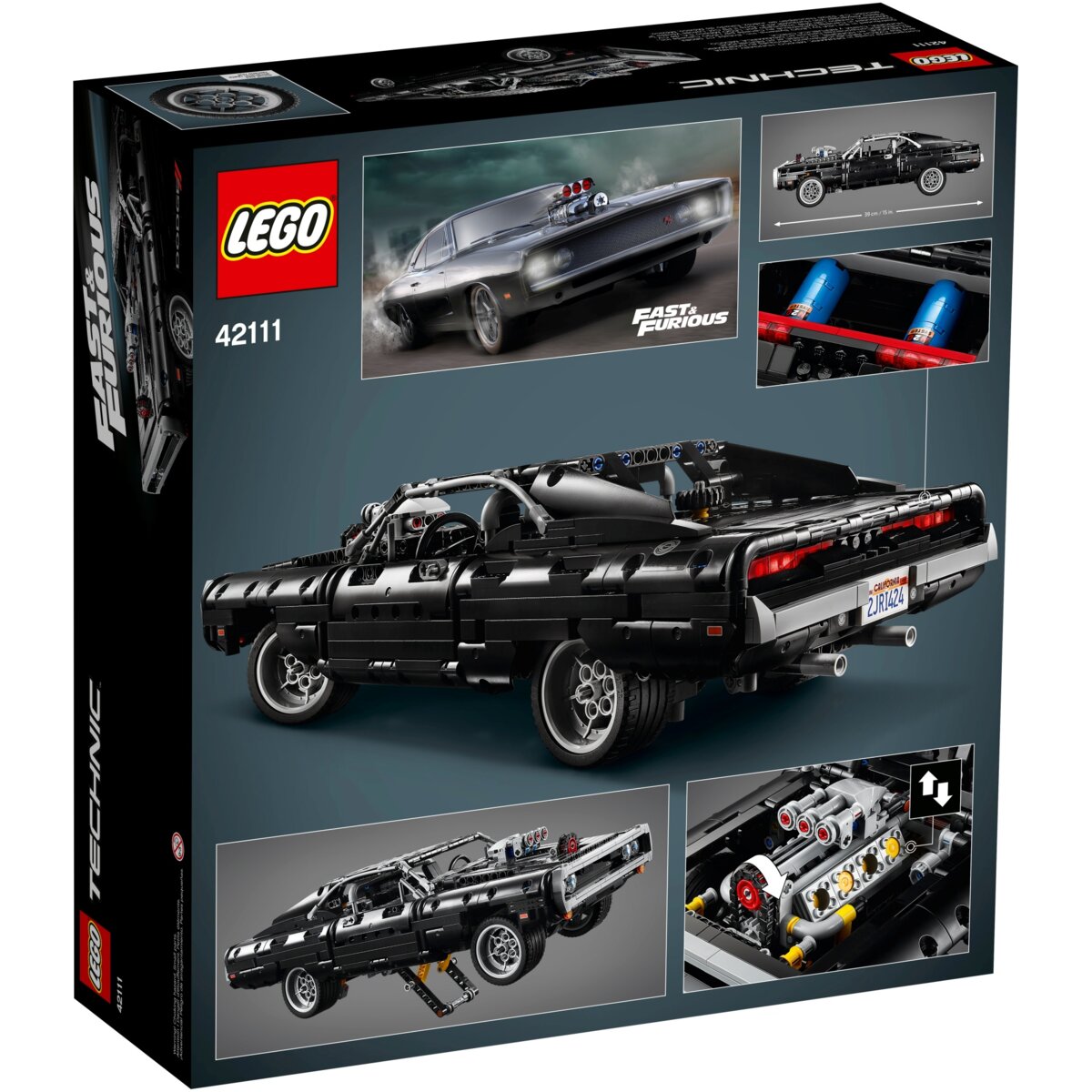 Dodge Charger Szybcy I Wściekli 7 LEGO Technic Szybcy i Wściekli Dodge Charger 42111 - ceny i opinie w