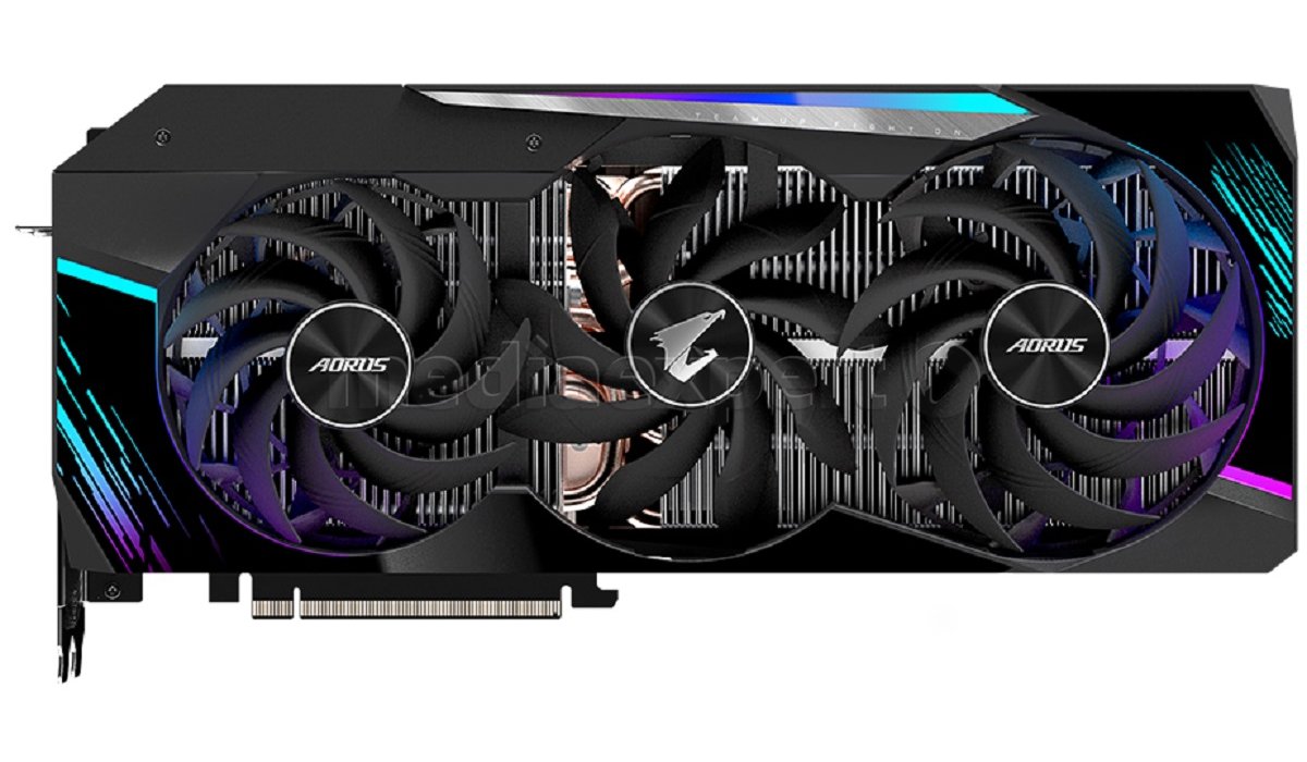 Ядро 1440 мгц, boost 1710 мгц, память 10гб gddr6x 19 ггц, 320 бит, 2xhdmi, 3xdisplayport, tdp 320 вт, 2x8 pin, длина 320 мм, pcie 4.0. GIGABYTE Aorus GeForce RTX 3080 Master 10GB Karta ...