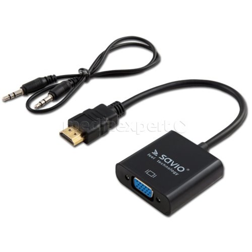 Savio Cl 23 B Adapter Hdmi Vga Ceny I Opinie W Media Expert