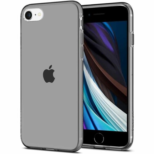 spigen liquid crystal do apple iphone 7 8 se 2020 szary transparentny etui ceny i opinie w media expert