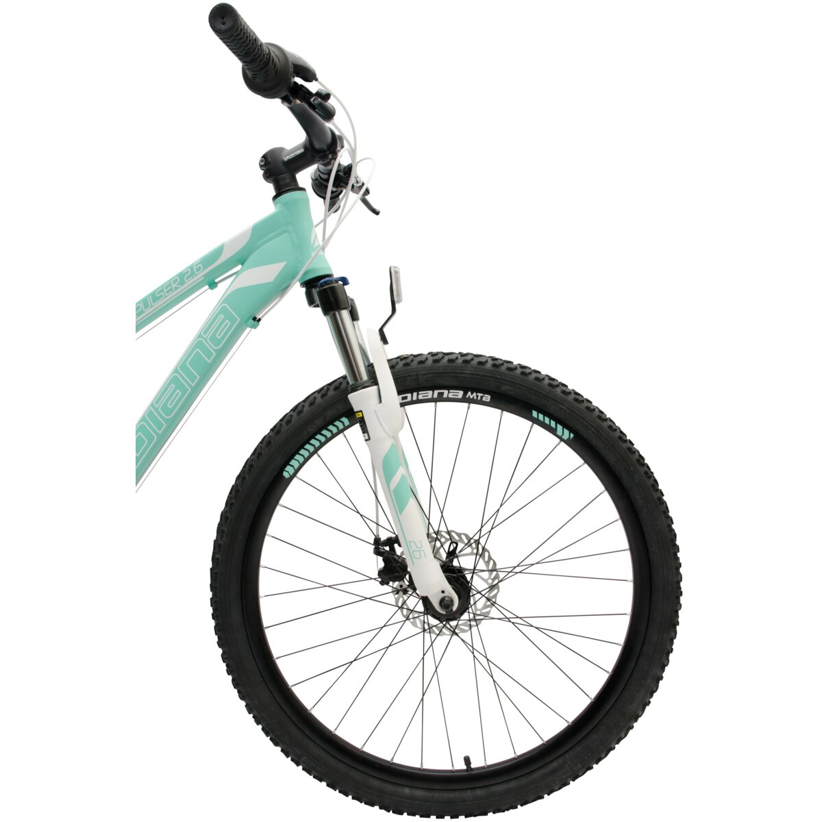 INDIANA XPulser 2.6 D15 26 cali damski Miętowobiały Rower górski MTB