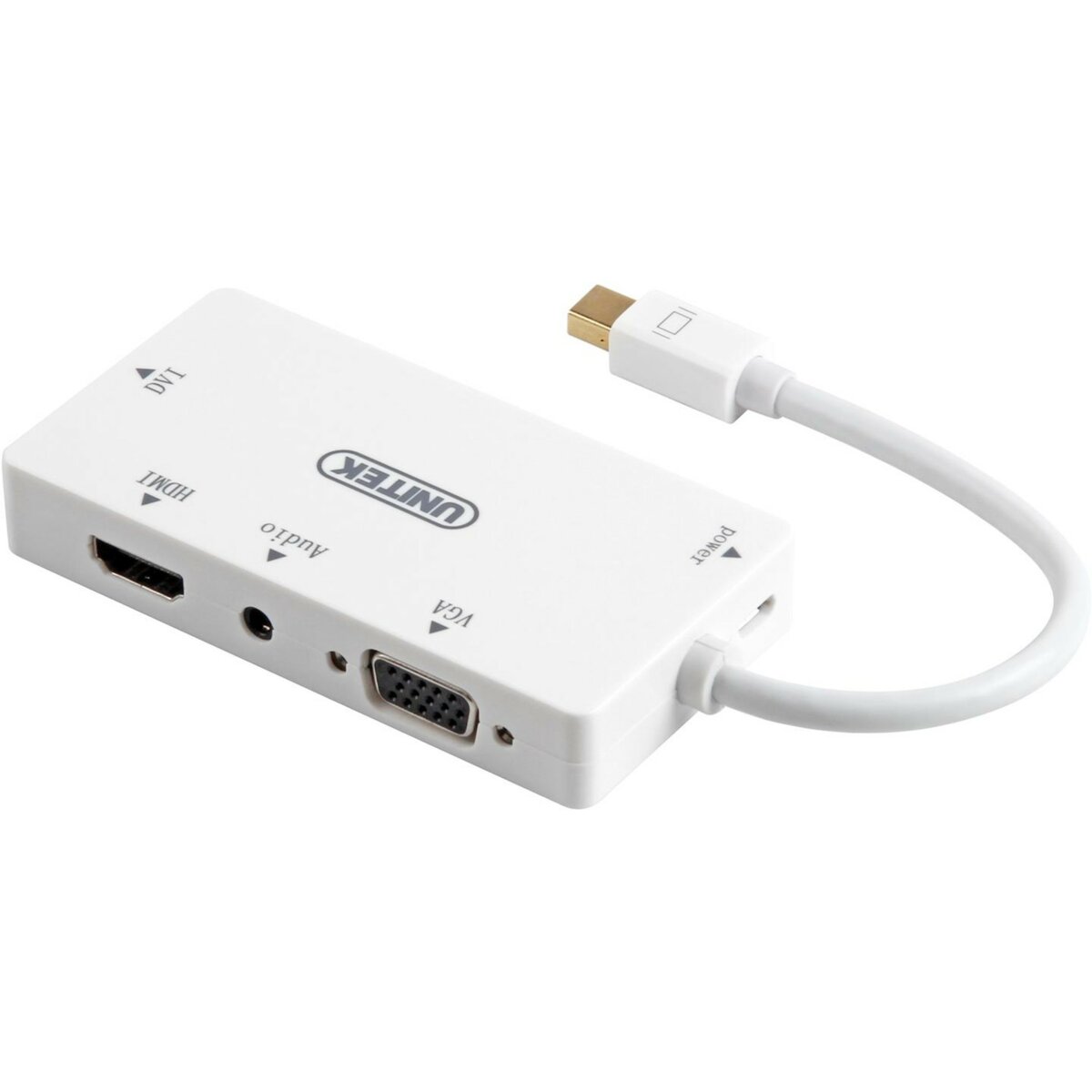 UNITEK 0.15 m Adapter Mini DisplayPort HDMI/DVI/VGA/Jack 3.5 mm