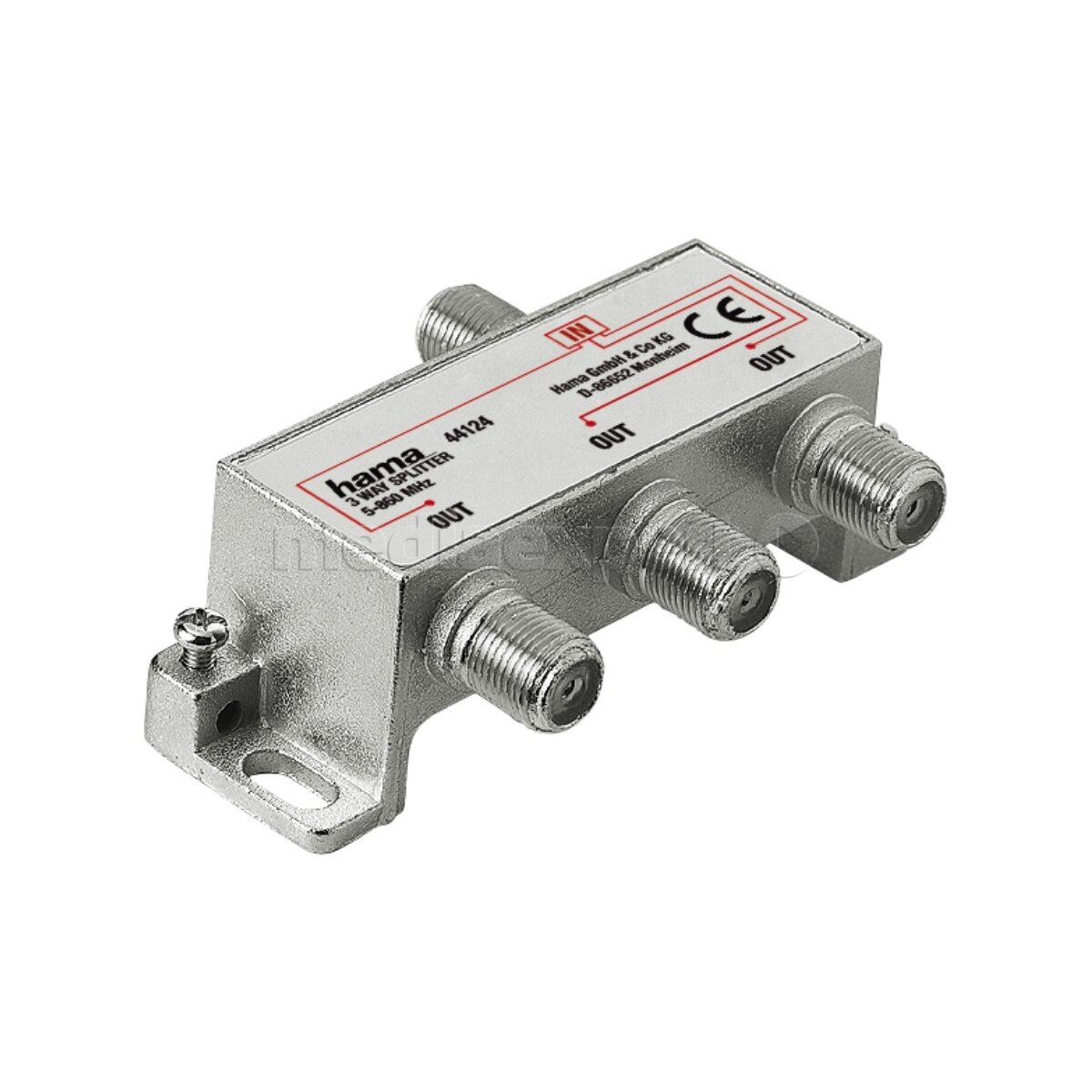 HAMA Rozdzielacz antenowy 3x Gniazdo F - ceny i opinie w Media Expert