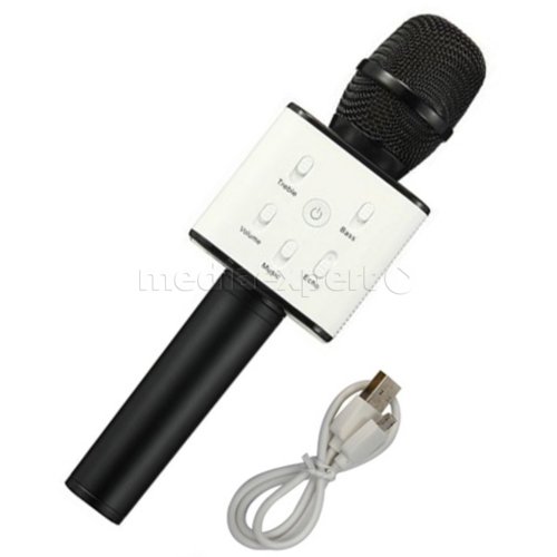 XREC Karaoke Bluetooth Czarny Mikrofon z głośnikiem ceny i opinie w