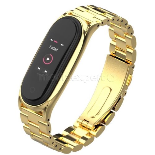 Tech Protect Stainless Do Xiaomi Mi Band 5 Zloty Pasek Ceny I Opinie W Media Expert