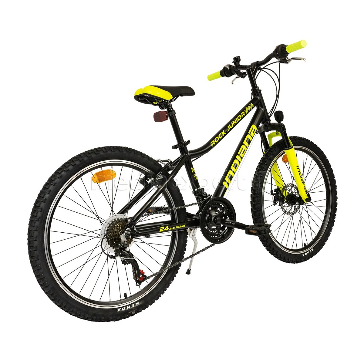 INDIANA Rock Jr 24 Czarno-żółty Rower - ceny i opinie w Media Expert