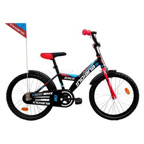 Indiana Kid Boy 20 Czarno Czerwony Rower Ceny I Opinie W Media