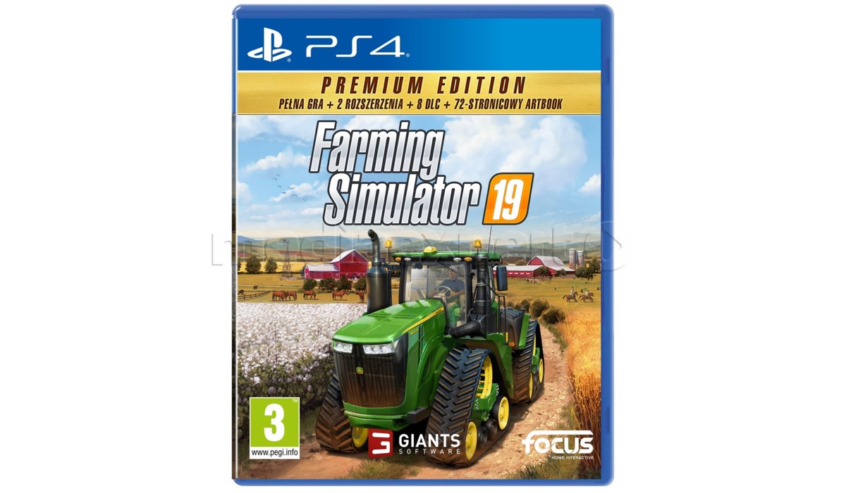 Farming Simulator 19 Edycja Premium Gra Ps4 Kompatybilna Z Ps5
