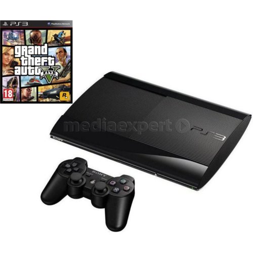 Sony Playstation 3 Super Slim 500 Gb Grand Theft Auto V Konsola