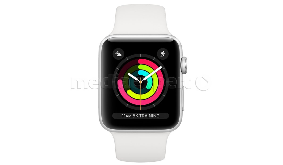 APPLE Watch 3 38mm (Srebrny z opaską sportową w kolorze białym) - ceny ...
