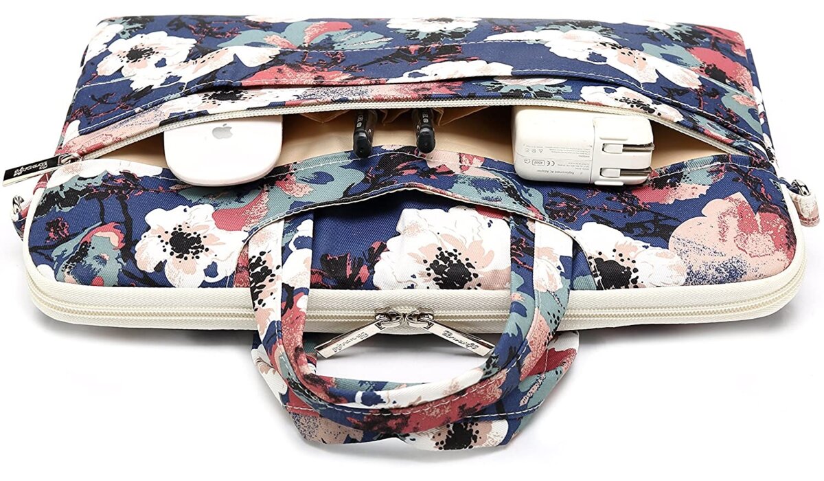 CANVASLIFE Briefcase 1516 cali Blue Camellia Torba na laptopa ceny i