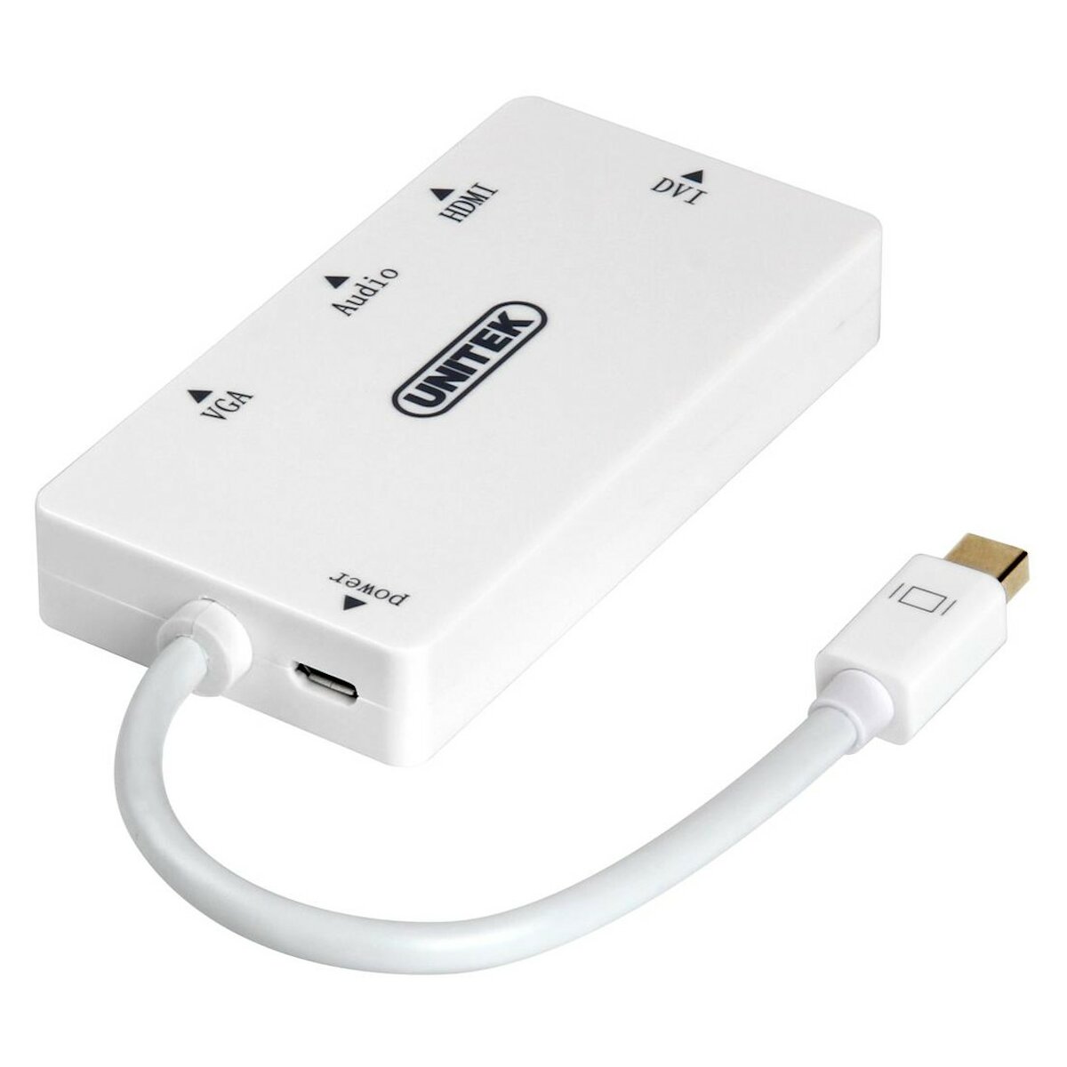 UNITEK 0.15 m Adapter Mini DisplayPort HDMI/DVI/VGA/Jack 3.5 mm