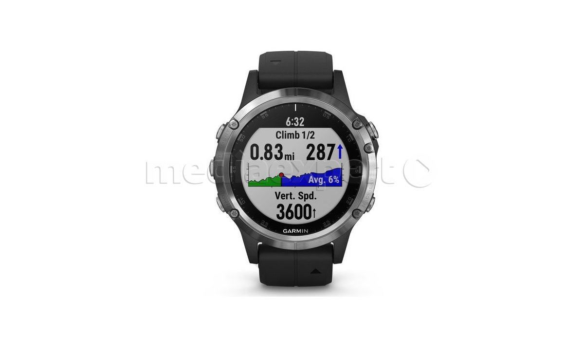 Zegarek sportowy GARMIN Fenix 5 Plus Czarny