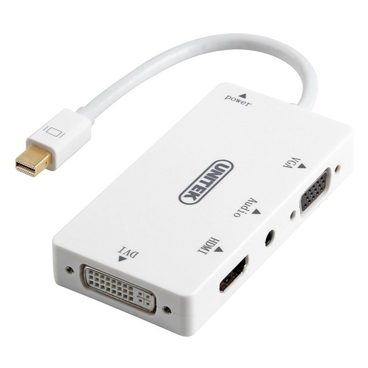 UNITEK 0.15 m Adapter Mini DisplayPort HDMI/DVI/VGA/Jack 3.5 mm