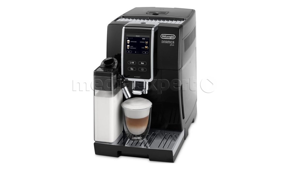 Delonghi Dinamica Plus Ecam 370.85 B Kaffeevollautomat Schwarz DELONGHI Dinamica Plus ECAM 370.85.B Ekspres - ceny i opinie w Media Expert