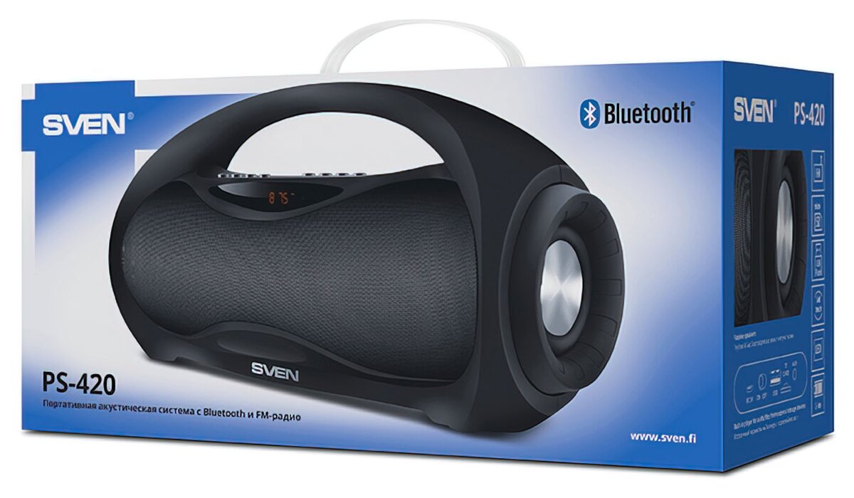 SVEN PS-420 Czarny Głośnik mobilny - ceny i opinie w Media Expert