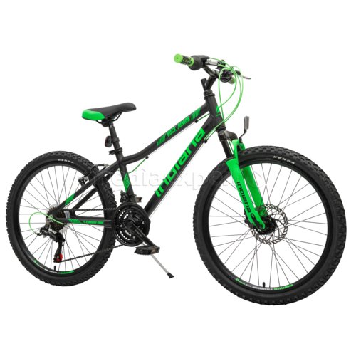Rower INDIANA Rock Jr 24 Czarno-zielony