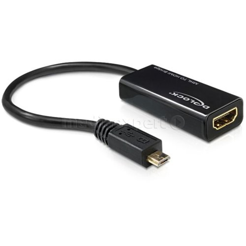 Delock Adapter Mhl Micro Usb Hdmi Ceny I Opinie W Media Expert