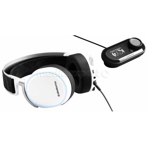 Steelseries Arctis Pro Gamedac Bialy 61454 Sluchawki Ceny I Opinie W Media Expert