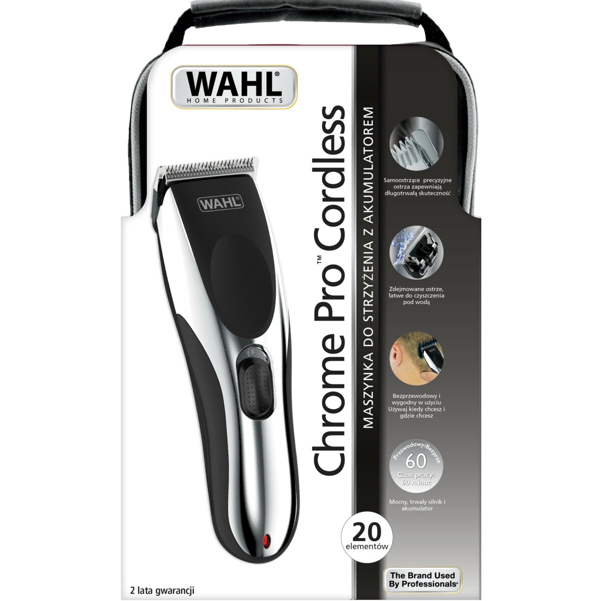 WAHL Chrome Pro Cordless 96491316 Strzyżarka ceny i opinie w Media