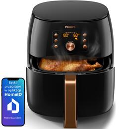 AIR FRYER PHILIPS HD9867 90 (CZERŃ)(7,3L)(2200W) PREMIUM OVI SMART XXL
