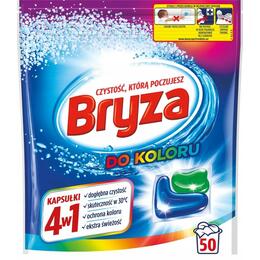 Kapsułki do prania BRYZA 4W1 DO KOLORU 50 SZTUK