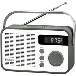 Radio ELTRA Oliwia Cyfrowe Przenośne Biało-szary