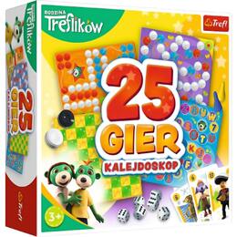 Gra planszowa TREFL Rodzina Treflików Kalejdoskop 25 gier 02119