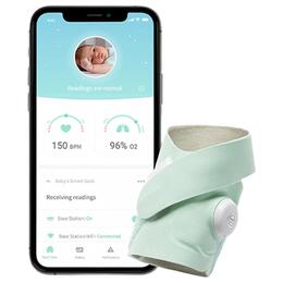 Niania elektroniczna OWLET Smart Sock 3 monitor oddechu Miętowy