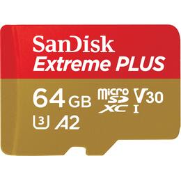 Karta pamięci SANDISK microSDXC Extreme Plus 64GB