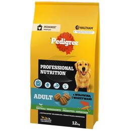 Karma dla psa PEDIGREE Adult Professional z Wołowiną i warzywami 12 kg