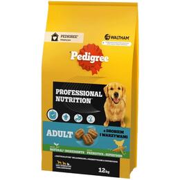 Karma dla psa PEDIGREE Adult Professional z Drobiem i warzywami 12 kg